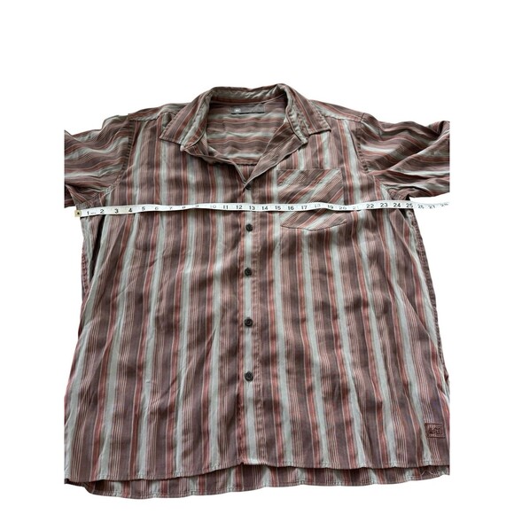 REI Co-op Men's X Large Striped Button Up Shirt Casual Outdoorsy Summer Retro - Picture 3 of 6